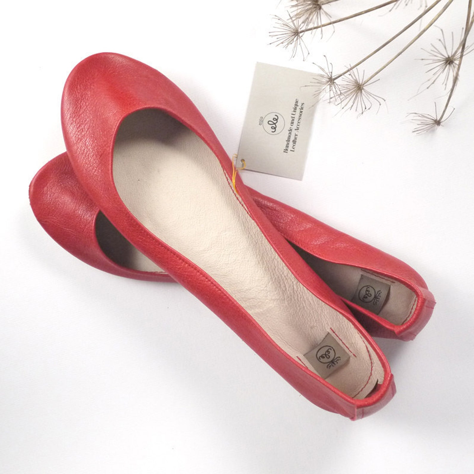 ballet shoes red