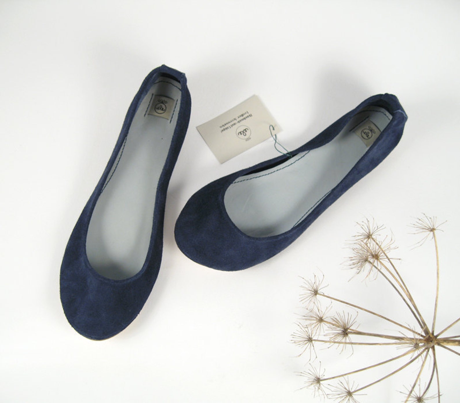leather ballet flats. bridal shoes. women shoes. low heel wedding shoes. blue flats. italian leather shoe. bridal gift. bridesma
