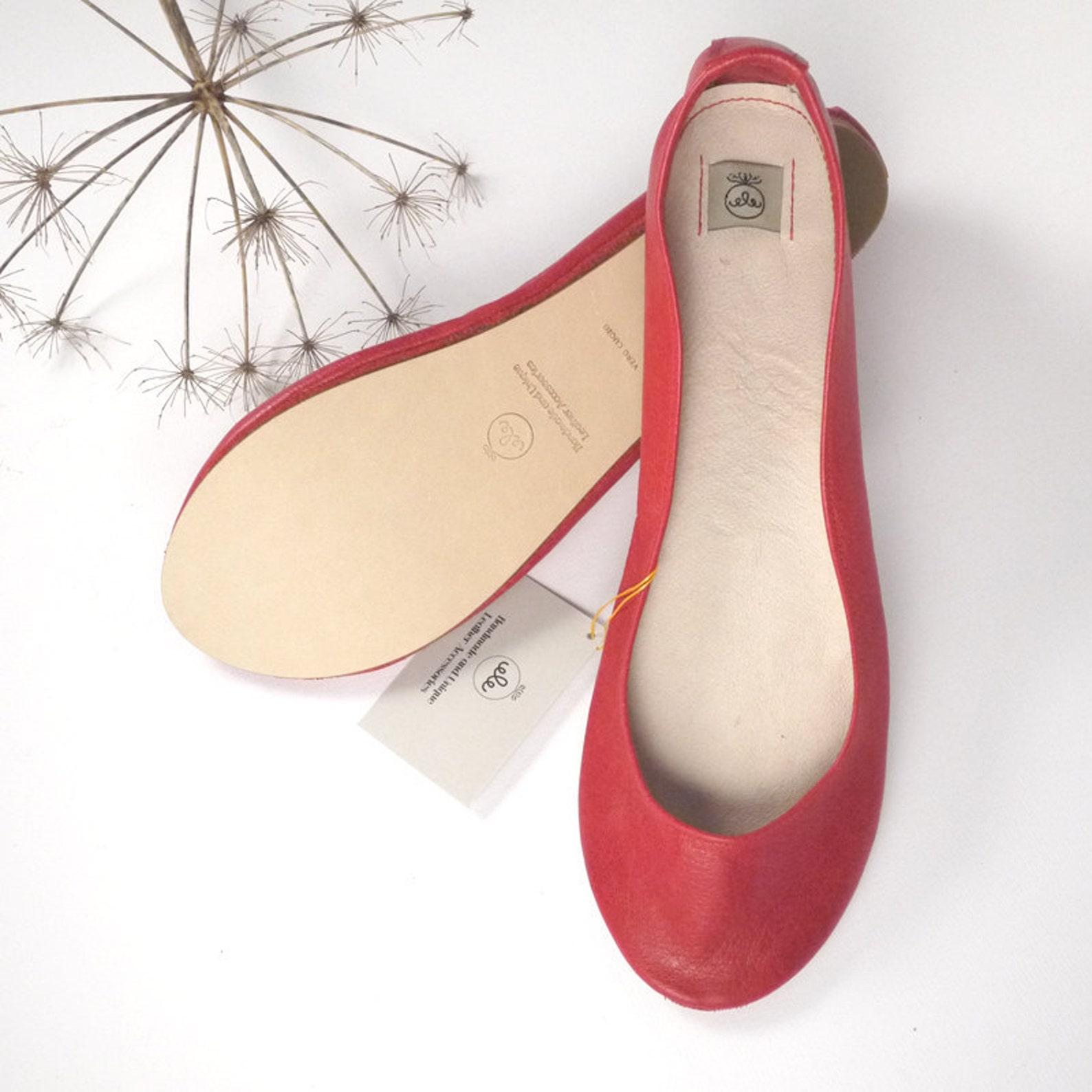 ballet shoes red