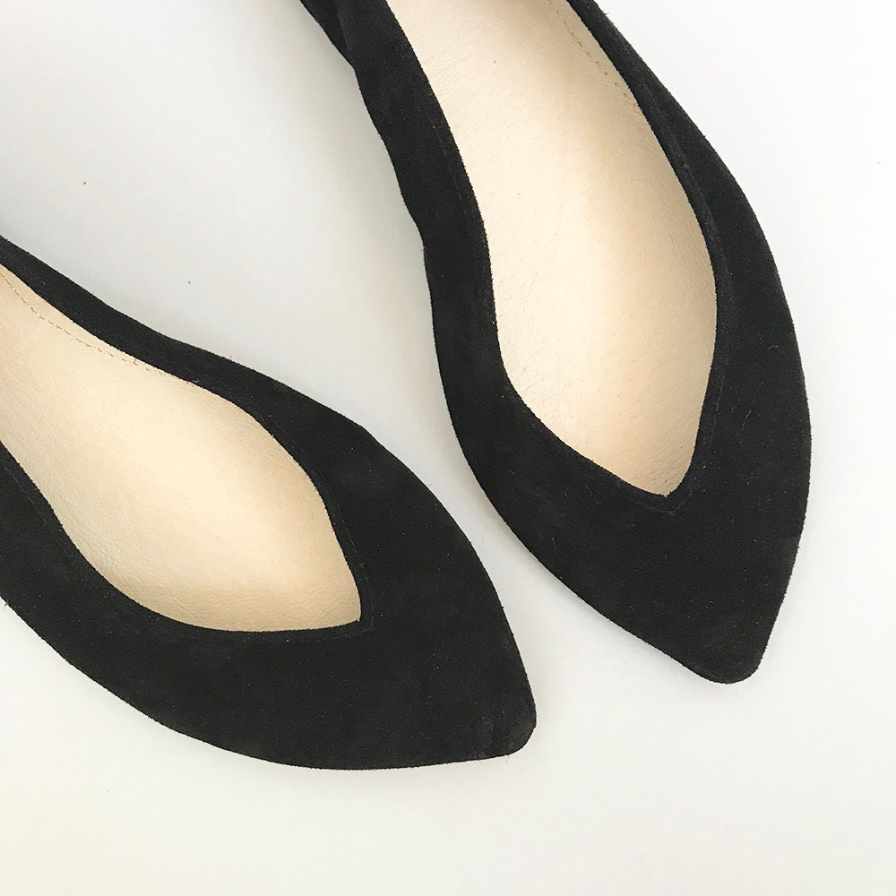 women's italian leather ballet flats