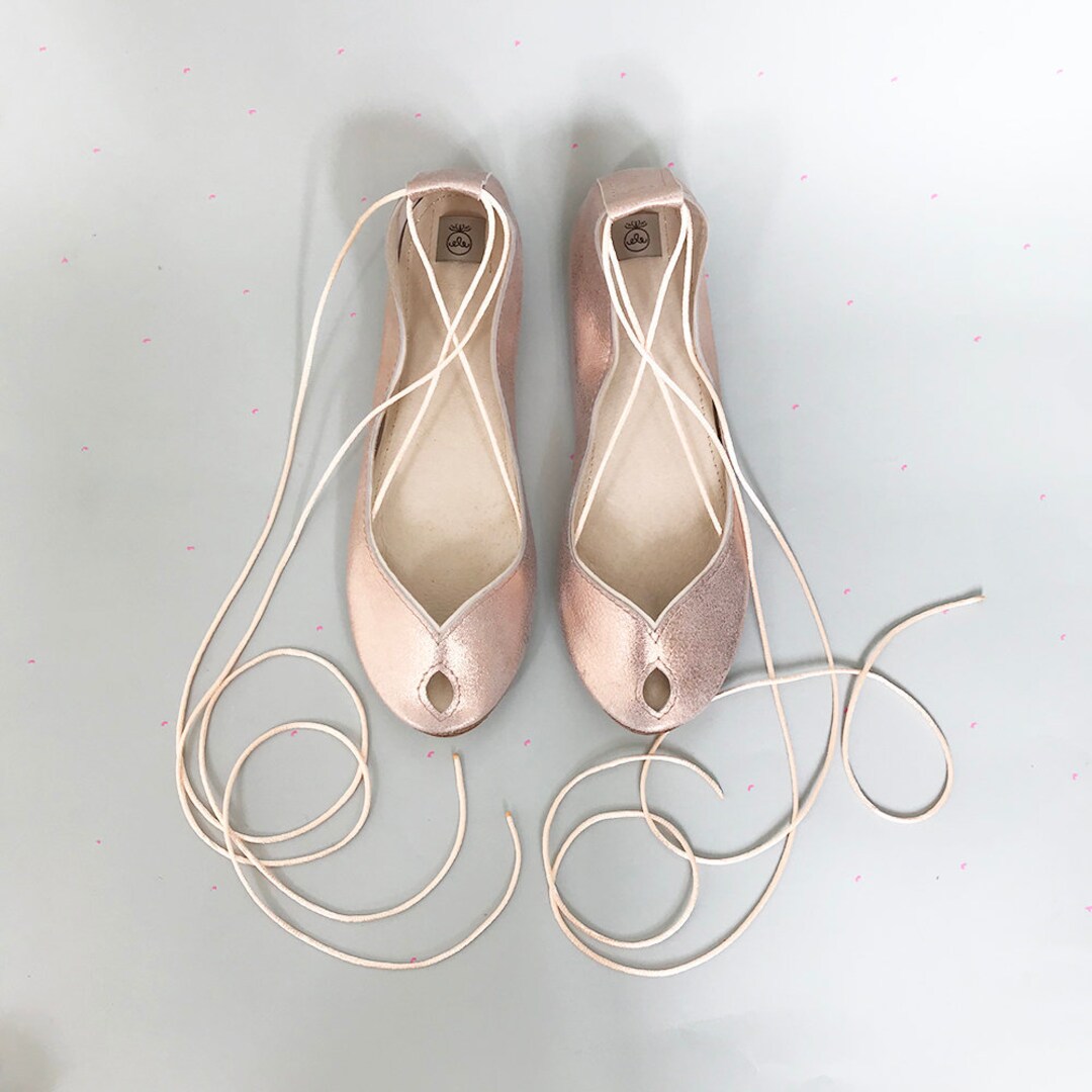 Wedding Shoes Flats. ROSE GOLD Bridal Shoes. Bridal Low Heel Shoes ...
