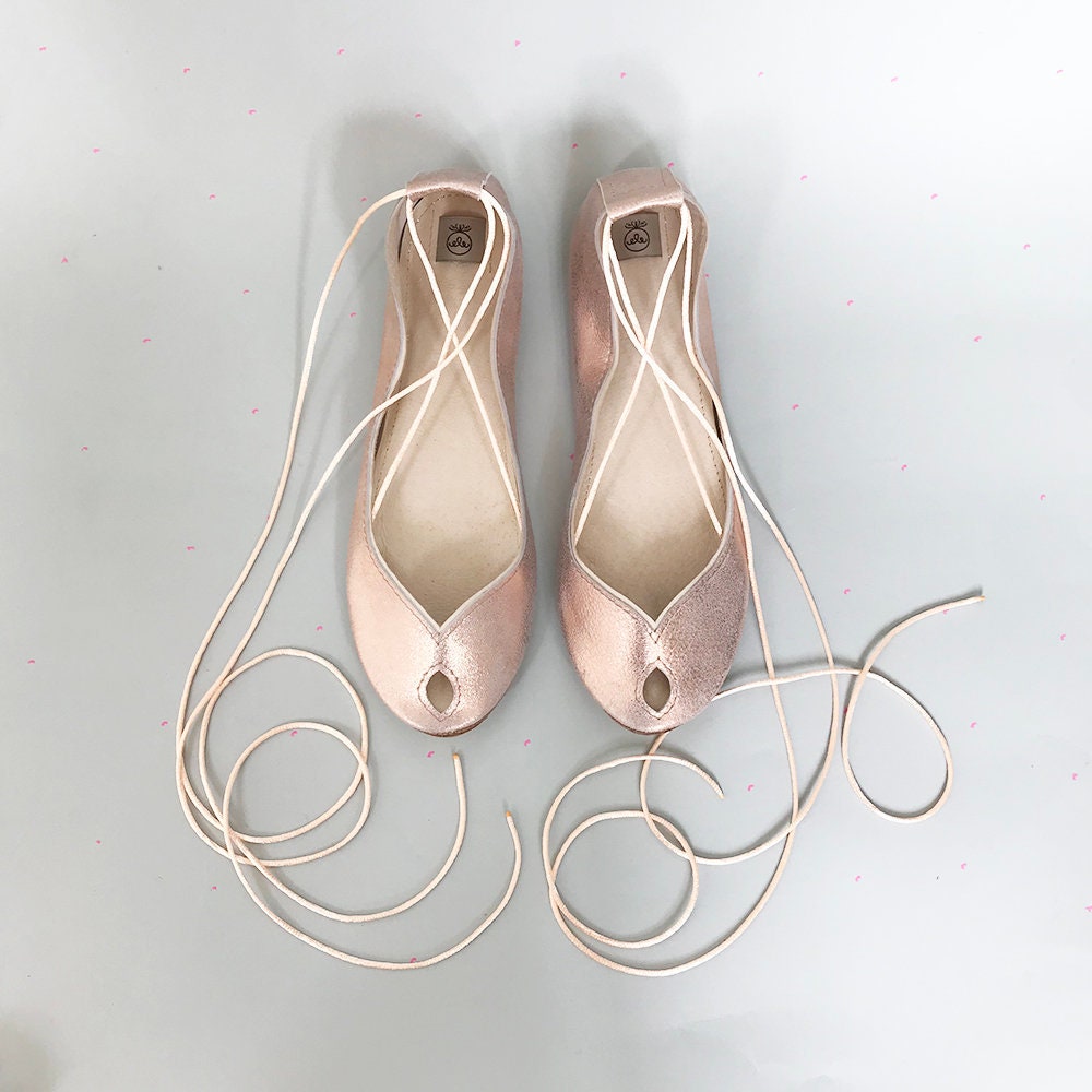 rose gold wedding shoes low heel