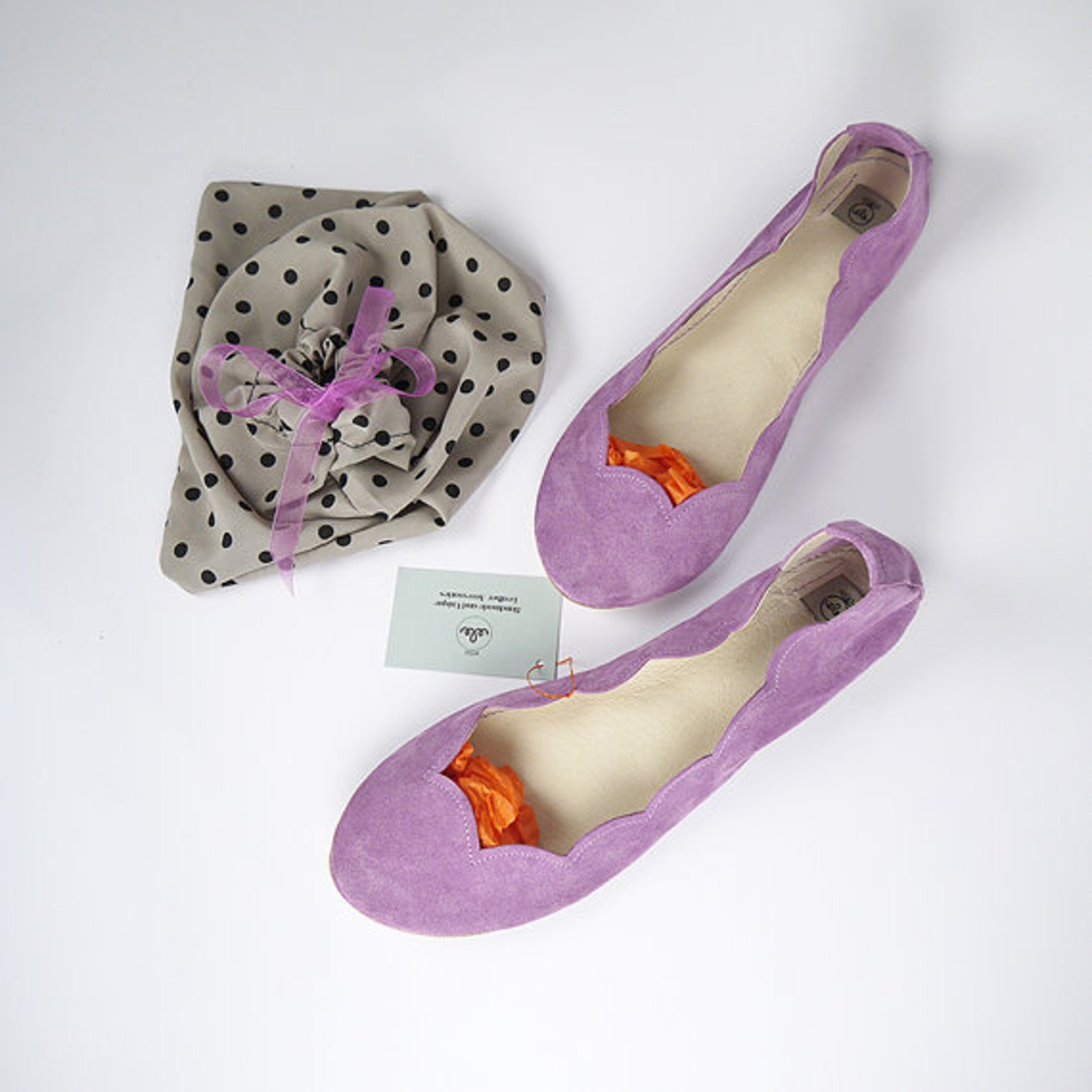 shoes on sale, 20% off, size 34, ready to ship, scalloped ballet flats shoes radiant orchid lilac light violet slip on ballerina