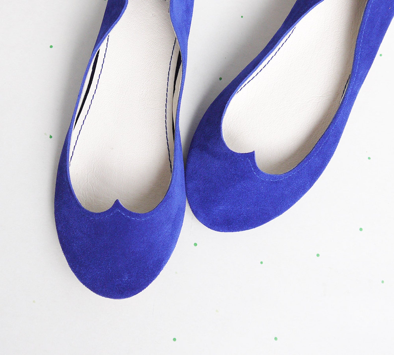 flat cobalt blue shoes