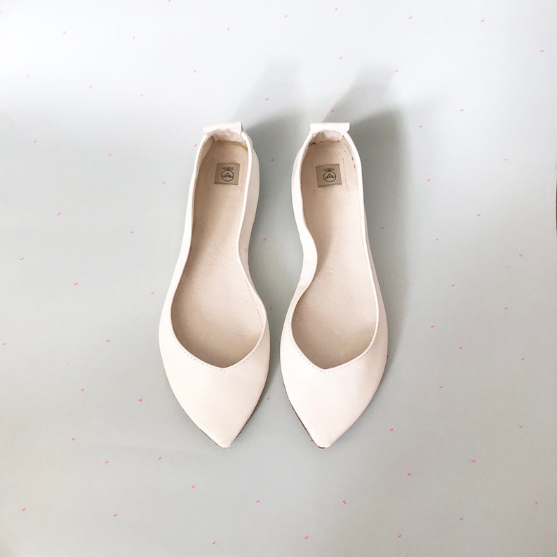 ballet flat shoes with ribbon