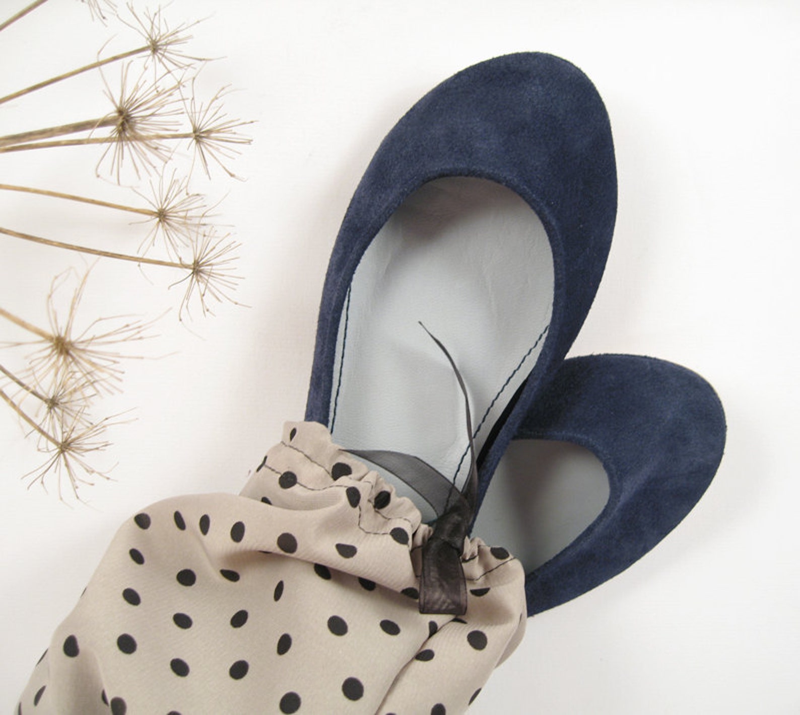leather ballet flats. bridal shoes. women shoes. low heel wedding shoes. blue flats. italian leather shoe. bridal gift. bridesma
