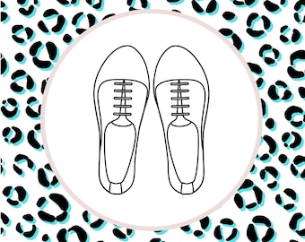 Benutzerdefinierte Leopard Print Leder Oxfords: Elehandmade Brogue Wohnungen