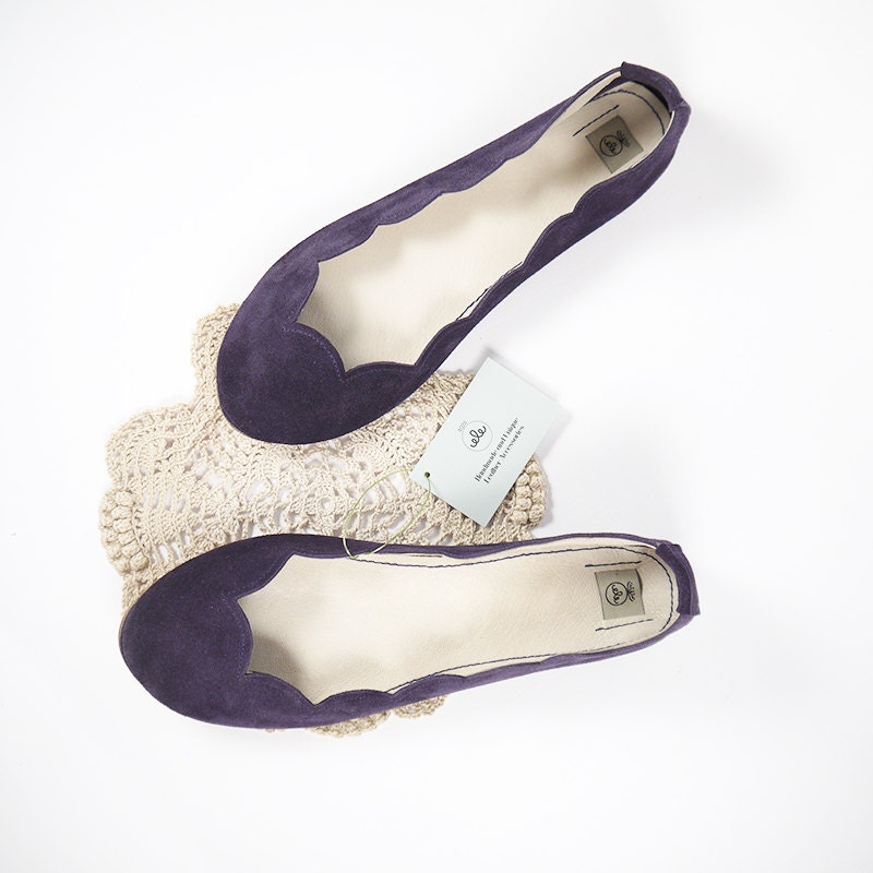 Ballet Flats Shoes. Leather Shoes. Bridal Flats. Wedding Etsy