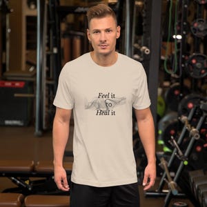 感じて癒す - 感情を癒す名言Tシャツ - 世界中へ送料無料