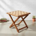 Handcrafted Wooden Chess Table with Storage (12-Inch) product logo