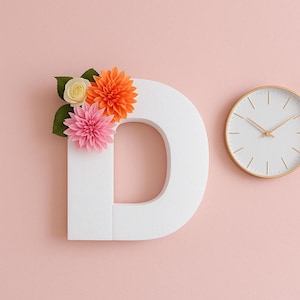 Custom Foam Letter with Artificial Flowers Wedding Monogram Engagement Party Sign Bridal Shower Engagement Party Decoration Free Shipping