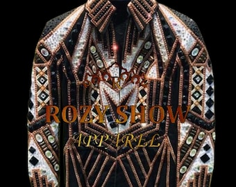 Western Custom Rodeo Queen, Showmanship, Horsemanship, Western Pleasure Show Shirt & Women Rail Jacket