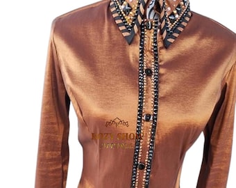 Custom Rodeo Queen Show Shirt-Jacket, Western Showmanship Apparel