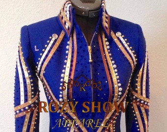 Western Custom Rodeo Queen, Showmanship, Horsemanship, Western Pleasure Show Shirt & Women Rail Jacket