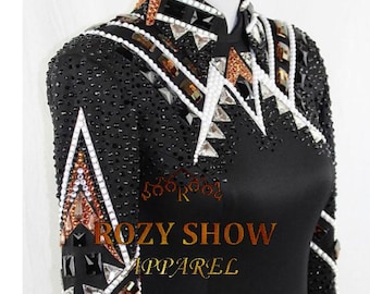 Custom Western Showmanship Jacket: Ultrasuede Rodeo Queen Show Shirt