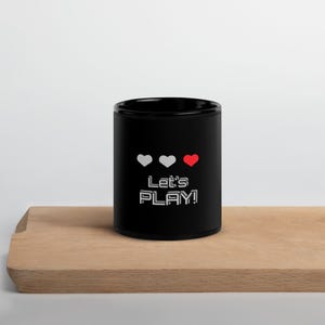 Mug brillant noir