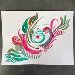 Dove danza il silenzio – Acquerello originale e poesia