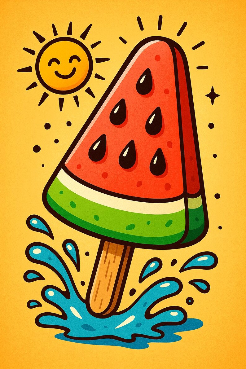 Summer Coloring Page Etsy UK