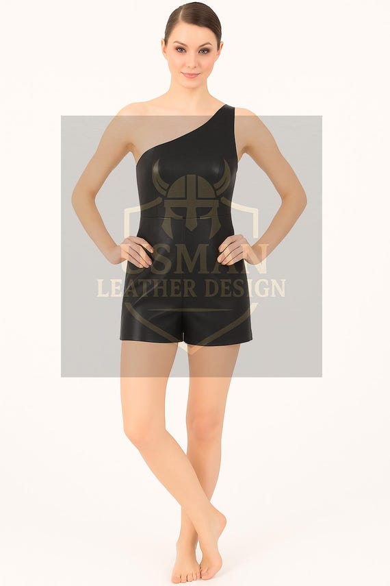 faux leather halter neck dress Faux Leather Halter Mini Dress ASH BROWN / S