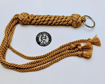 Flogger de cuerda rústica - 60 cm Belleza artesanal