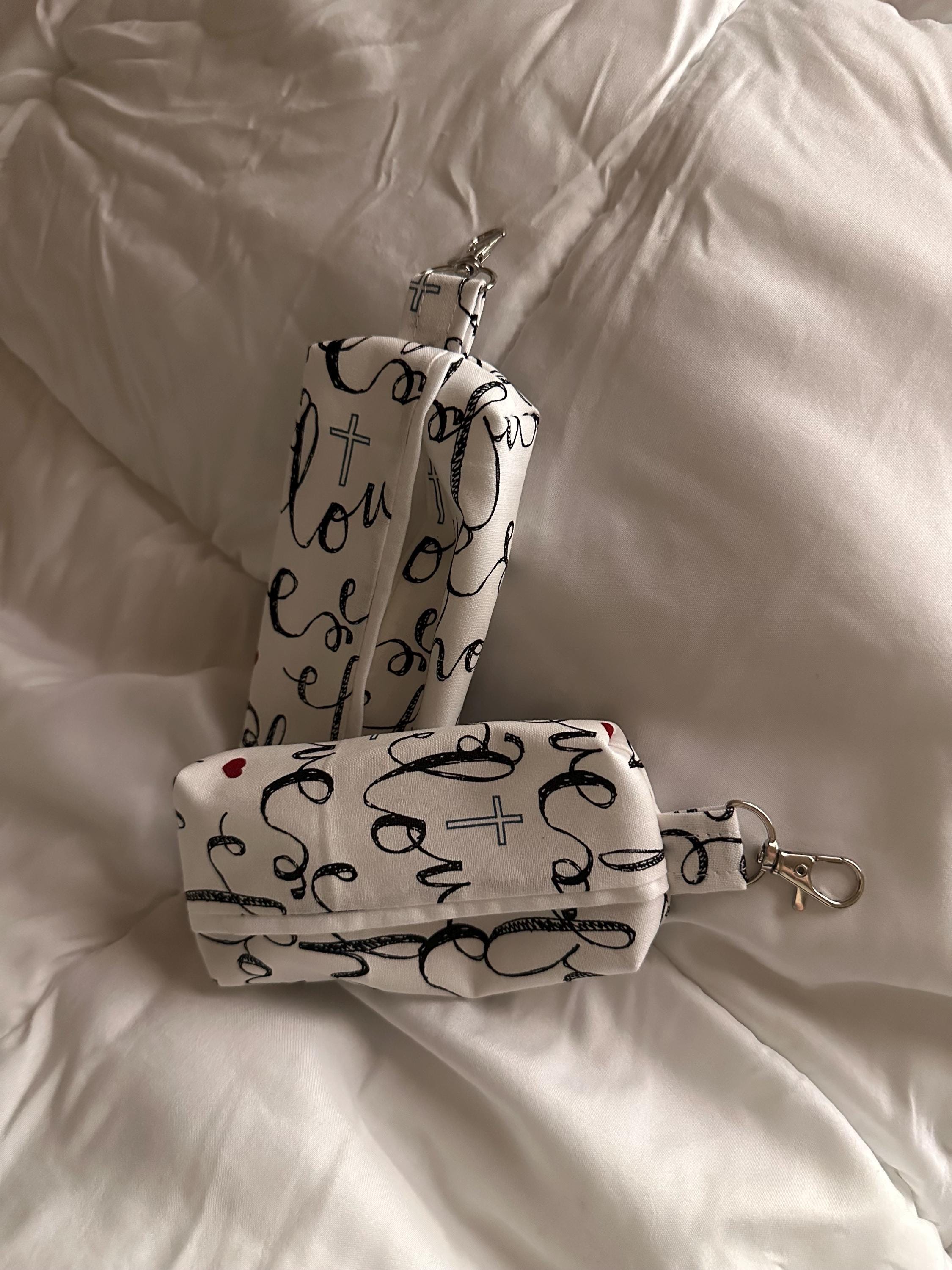 Handmade Clip-on Kleenex Holder With Tissues | Travel Tissue Case ...