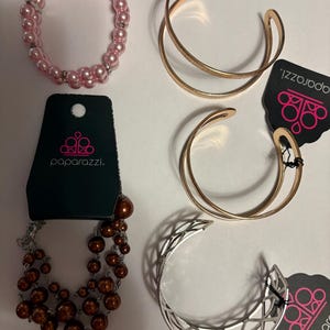 assorted new paparazzi bracelets