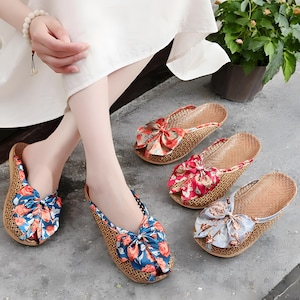Breathable Women&#39;s Summer Slippers, Indoor, Wooden Floor Slippers, Cozy Footwear for Home, Comfortable & Stylish Women’s Slippers, gift