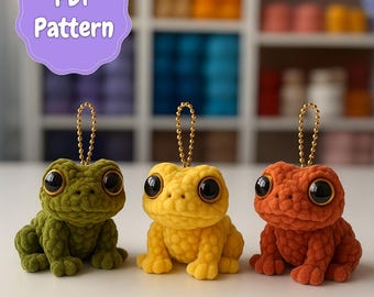 Realistic Frog Crochet Pattern, Amigurumi Frog PDF Tutorial, Lifelike Animal Crochet Pattern, Unique Plush Toy Design