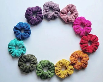 Knitted Scrunchies • Pick Your Color • Pick 2