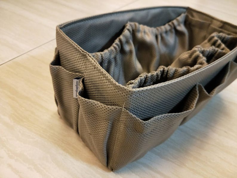 Baby Diaper bag organizer insert Large 30x12 Made to order khaki