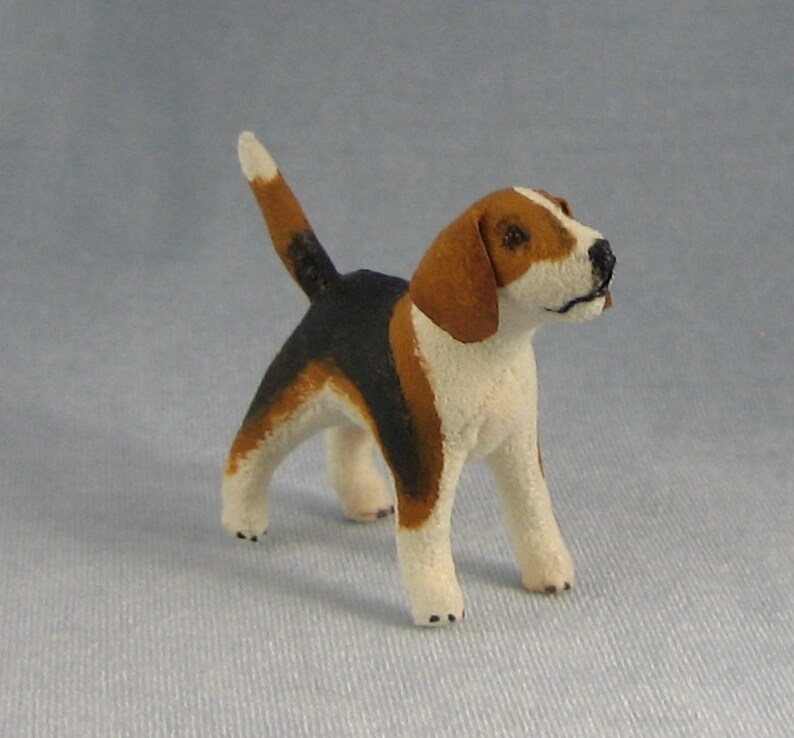 Beagle Soft Sculpture Miniature Dog by Marie W. Evans | Etsy
