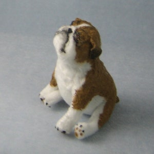Bulldog Soft Sculpture Miniature Dog by Marie W. Evans image 5