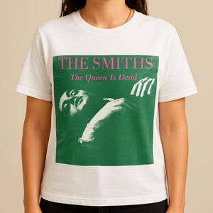The Smiths The Queen Is Dead T-Shirt Vintage Indie Rock Band Tee