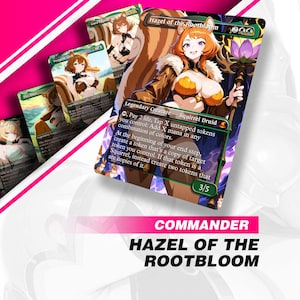 Hazel Squirrel Waifu Proxy Deck - 100 Karten + Tokens | Token EDH Kommandanten Deck (PL 3)
