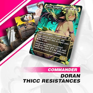 Mazo proxy Thick Waifu Toughness – 100 cartas + fichas / Mazo completo de Commander EDH (PL 3)