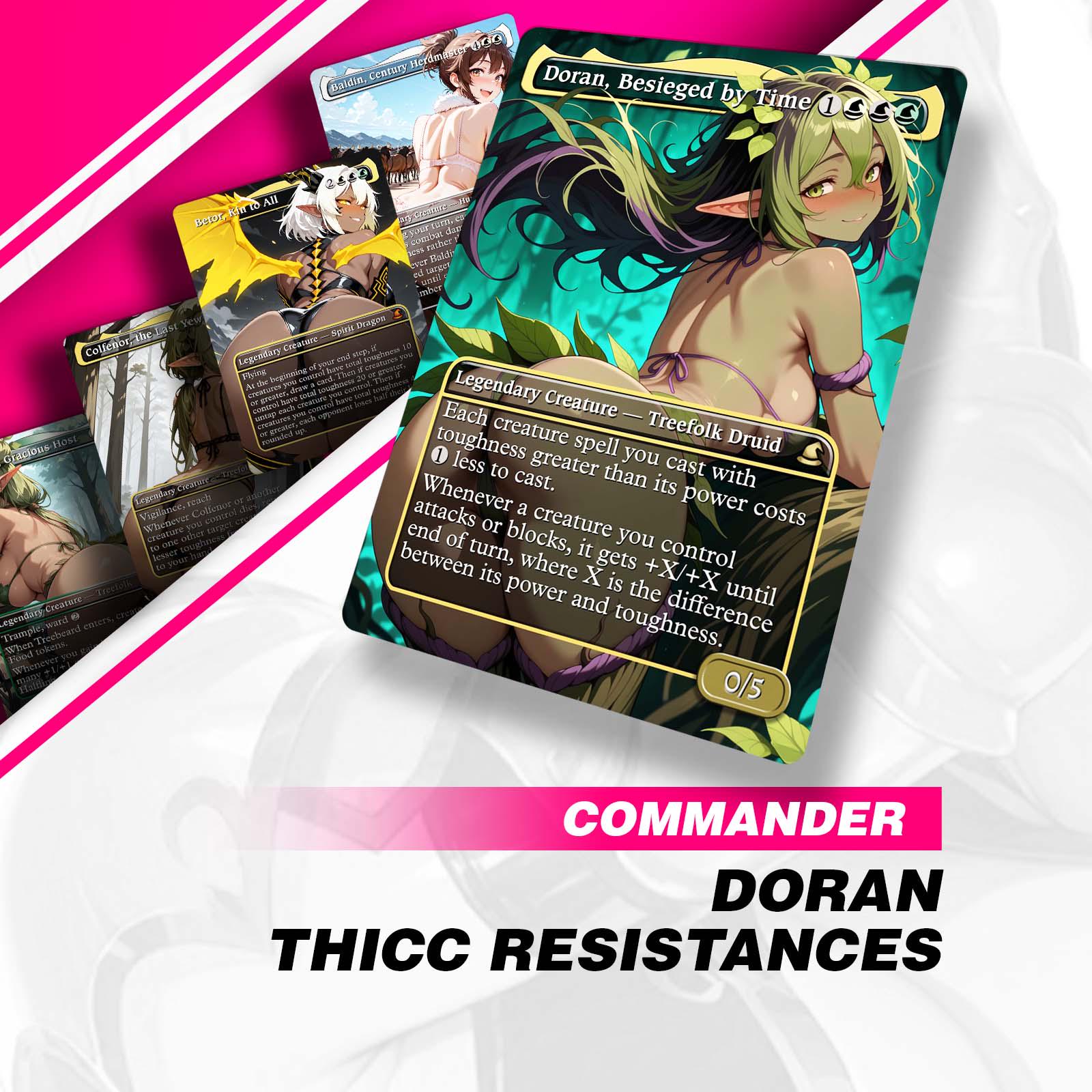 thick mtg cards Commodore Guff Foil Thick Card Commander - CMM