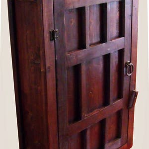 Original Design Handmade Boho/ Morrocan Boho Style Wood Wall Mount Cabinet image 3