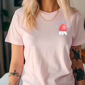 レトロERナースコンフォートカラーシャツ：救急科Tシャツ