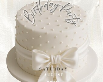 Minimalist 30th Birthday Dinner Invitation: Elegant Digital Download
