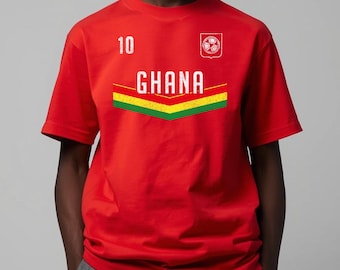Camiseta de fútbol de Ghana para niño, regalo africano para niños, nombre personalizado, ropa infantil ghanesa 321