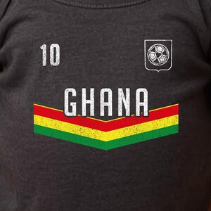 Body de fútbol ghanés para bebé, ropa africana para bebé, atuendo tradicional ghanés, bonito regalo para recién nacido, mono para bebé, mameluco para recién nacido 321 imagen 2