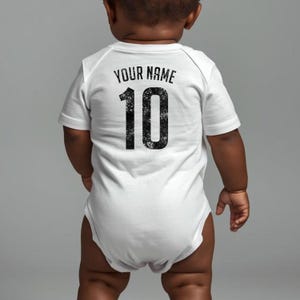 Body de fútbol ghanés para bebé, ropa africana para bebé, atuendo tradicional ghanés, bonito regalo para recién nacido, mono para bebé, mameluco para recién nacido 321 imagen 5