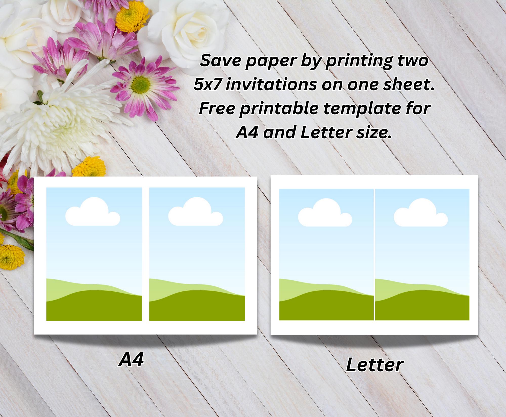 Editable Sunflower Invitation Template Canva Sunshine Floral Birthday