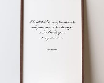Christian Wall Art | Bible Verse Print | Psalm 1 | PRINTABLE | UHD ...