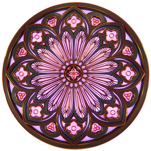 Cathedral Glow, Mandala light, wall lamp, stand lamp, 3d printed, RGB LED light