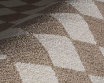 Handgetufteter Teppich, Grüner Karierter Teppich, 200x300, Geometrischer Teppich, Wohnzimmerteppich, Handgemachter Teppich, Personalisierte Geschenke, Boden & Teppiche