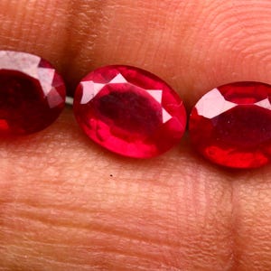 Lot Natural Earth-Mined Ruby 1.90 Ct  Gemstone Cut Facet Untreated Tanzania Africa Corundum Jewelry Ring Stone Necklace Engage