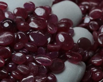 Natürliche Rubin Cabochons 2-8 mm Edelstein Lot