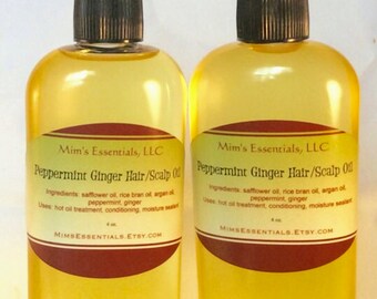 Ginger- Peppermint Hair Oil