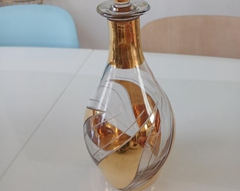 Golden decoration bottle